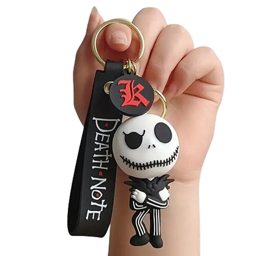 Disney Jack Skellington Nightmare Before Christmas Key Chain Keychain Deathnote